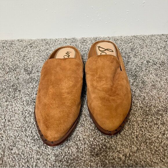 Sam Edelman Suede Studded Lewellyn Mules - Picture 6 of 13